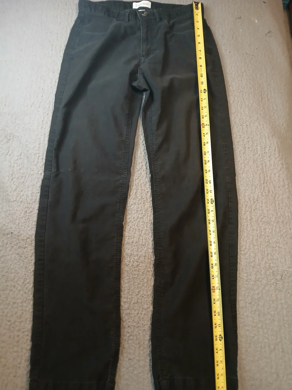 Calvin Klein Mens Jeans Chino 31×32 Black Straight